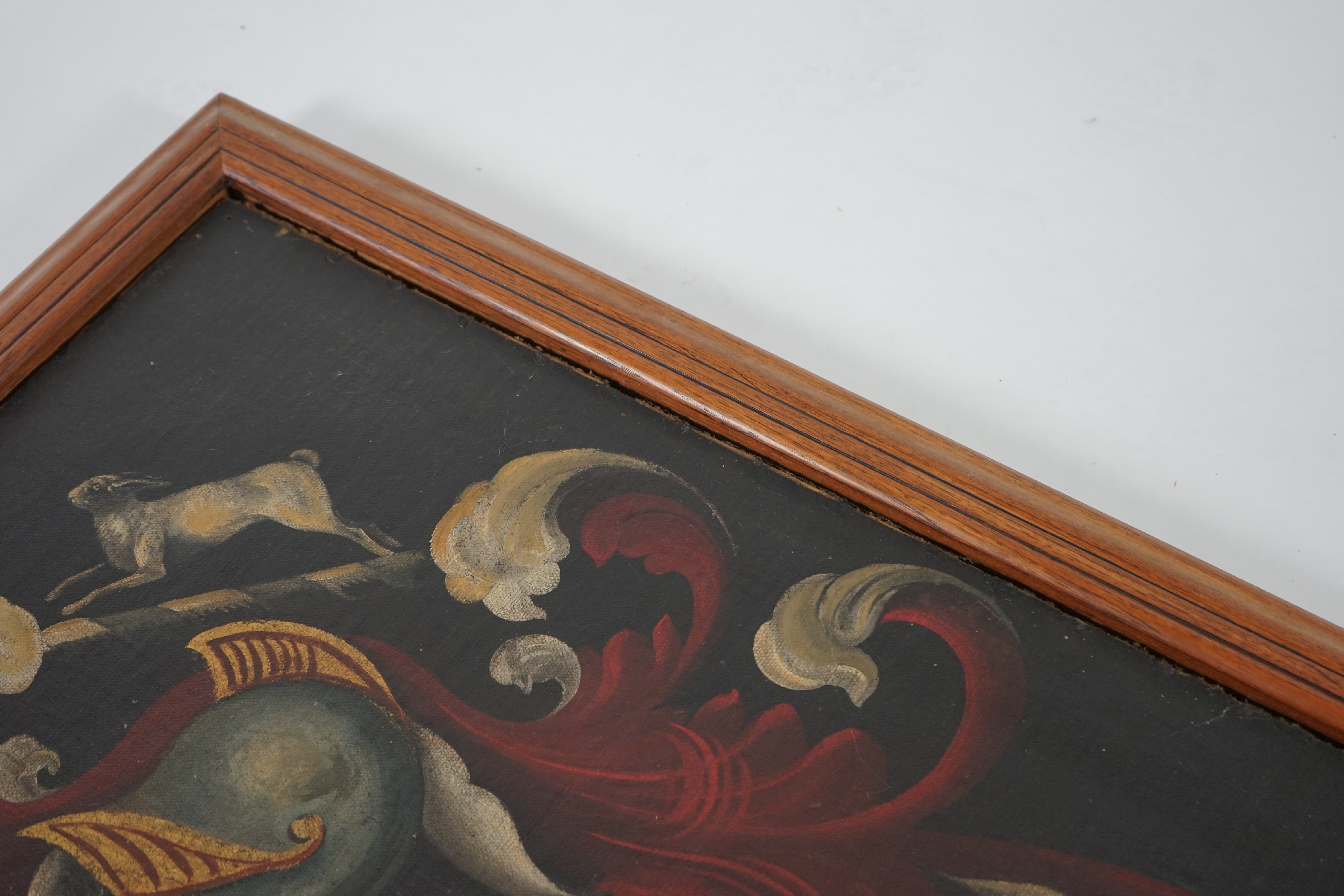 An early 19th century oil on canvas hatchment
